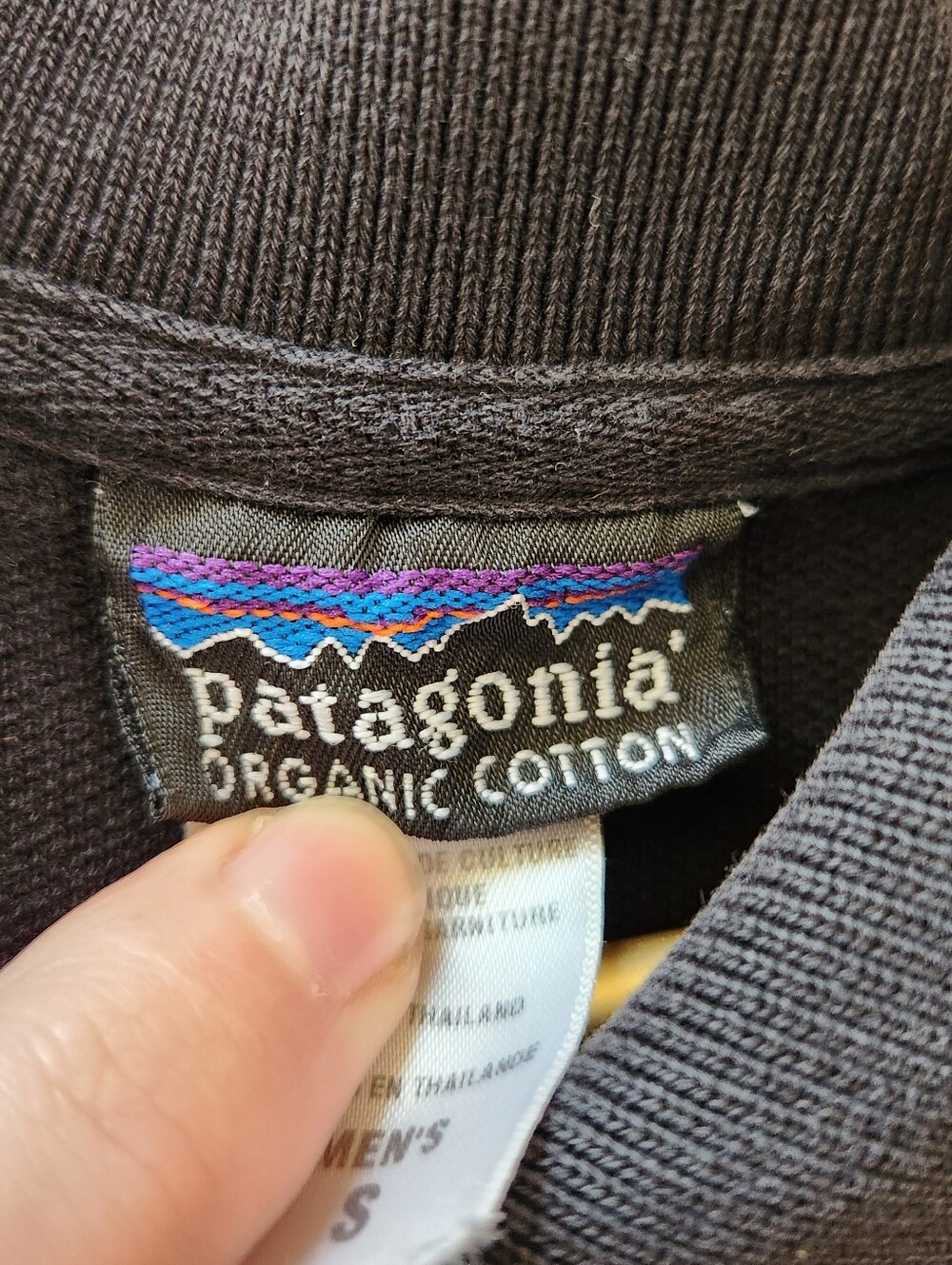 Patagonia Black Men's Polo Shirt - Picture 6 of 9